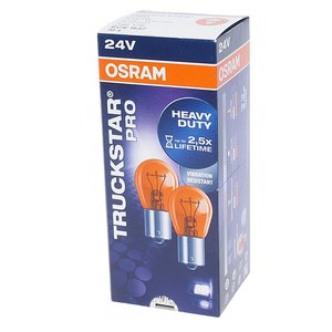 Изображение 3, 7510TSP Лампа 24V PY21W BAU15s Yellow Truckstar Pro OSRAM
