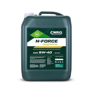 Изображение 1, CNRG-025-0020 Масло моторное N-Force Supreme SN/CF/A3/B4 5W40 синт.20л CNRG