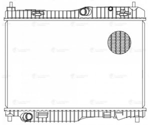 Изображение 4, LRc1086 Радиатор отопителя FORD Fiesta (08-) LUZAR