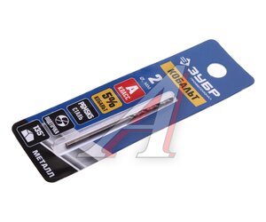 Изображение 1, 29626-2 Сверло по металлу 2.0х49мм HSS Cobalt ЗУБР