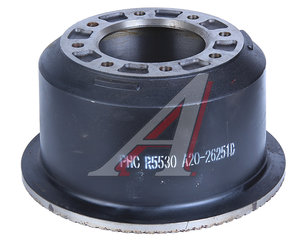 Изображение 1, R5530 Барабан тормозной KIA Granbird (02-) задний (8 отв., H=265, IDступ=205, шир.220мм) (АБС) VALEO PHC