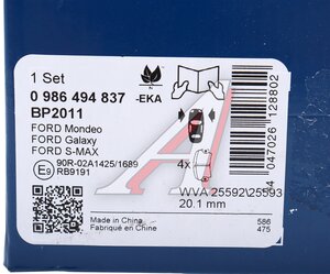 Изображение 7, 0986494837 Колодки тормозные FORD Mondeo (15-) передние (4шт.) BOSCH