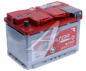 Изображение 1, 6СТ77(1) Аккумулятор GLADIATOR Energy 77А/ч