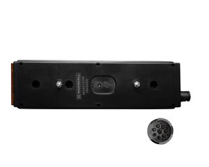 Изображение 2, M344157R Фонарь задний КАМАЗ, МАЗ, УРАЛ правый с проводом сбоку MARSHALL