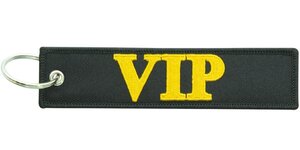 Изображение 2, BMV 056 Брелок "VIP" ткань, вышивка 13х3см MASHINOKOM