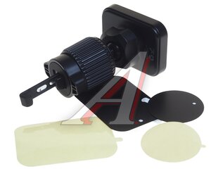 Изображение 2, H32 black Держатель телефона на дефлектор магнитный черный HOCO