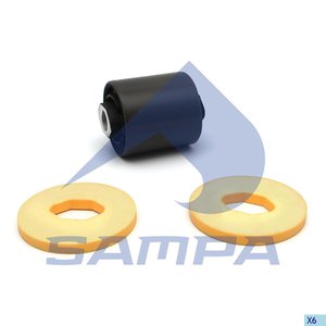 Изображение 2, 020.614 Сайлентблок MAN кабины с пыльниками SAMPA