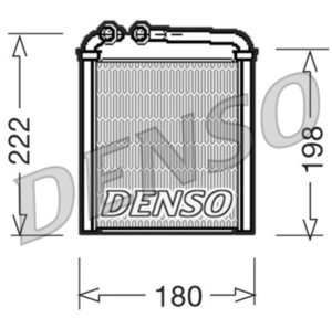 Изображение 2, DRR32005 Радиатор отопителя VW Golf, Passat (12-) SKODA Superb (14-) DENSO