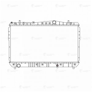 Изображение 4, LRC0522 Радиатор CHEVROLET Rezzo (00-08) МКПП LUZAR