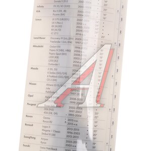 Изображение 8, 25.5215900-0122 Щетка стеклоочистителя 550мм бескаркасная (крепление крючок узкий+широкий) AVTOPRIBOR