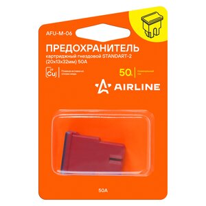 Изображение 1, AFU-M-06 Предохранитель 50A картриджного типа AIRLINE