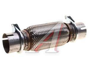 Изображение 3, VTL50150250 IB-2Х Гофра глушителя 50x150х250 с трубами трехслойная innerbraid c хомутами МЗГС
