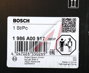 Изображение 6, 1986A00917 Генератор DAF VOLVO FM (24В 80А) BOSCH