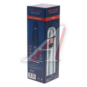Изображение 6, NB-750 B Термос 0.75л узкая горловина,  в чехле сталь BIOSTAL