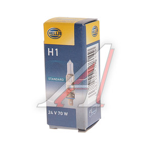 Изображение 3, 8GH002089251 Лампа 24V H1 70W P14.5s HELLA