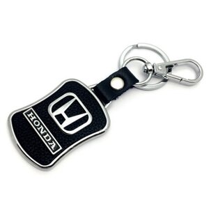 Изображение 2, BMK 008 Брелок "HONDA" металл,  кожа MASHINOKOM