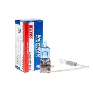 Изображение 1, KO-0752W Лампа 12V H3 55W РK22s (100W) 4000K Whitebeam KOITO