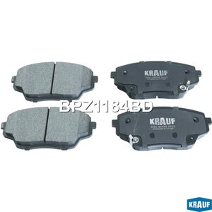 Изображение 2, BPZ1184BD Колодки тормозные CHANGAN CS55 Plus (20-) передние (4шт.) KRAUF