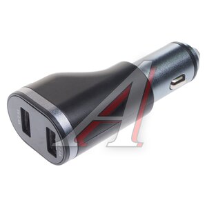 Изображение 2, NO.1648 Устройство зарядное в прикуриватель 2USB 12V OLESSON