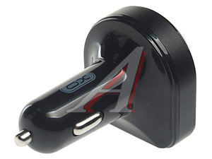 Изображение 2, BCC01 Black Устройство зарядное в прикуриватель с трансмиттером (bluetooth, hands free) черное XO