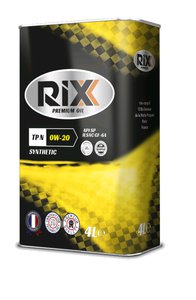 Изображение 1, RX0002TPN Масло моторное TP N SP 0W20 синт.4л RIXX