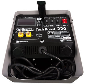 Изображение 7, TECH BOOST 220 Устройство пуско-зарядное 12-24V/30-300Ач/200А передвижное QUATTRO ELEMENTI