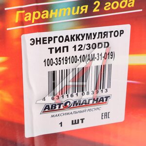 Изображение 4, AM-31-019 Энергоаккумулятор ЛИАЗ-5256 12/20 АВТОМАГНАТ