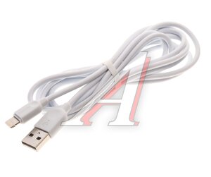 Изображение 1, BX14 белый Кабель iPhone (5-) 2.4A 1м BOROFONE