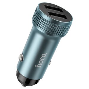 Изображение 6, Z49 серый Устройство зарядное в прикуриватель 2USB 12V HOCO