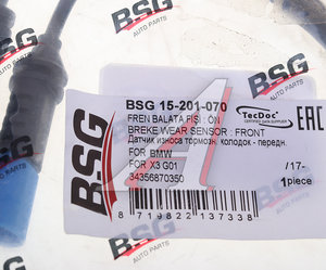 Изображение 4, BSG15201070 Датчик износа тормозных колодок BMW 5 (F10) (12-) задний BSG