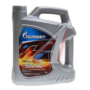 Изображение 1, 2389900122 Масло моторное Premium L SL/CF 5W40 синт.4л GAZPROMNEFT