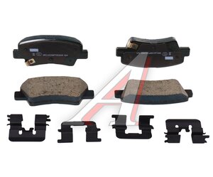 Изображение 1, 58302-2VA30 Колодки тормозные HYUNDAI Veloster (11-) задние (4шт.) OE