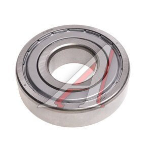 Изображение 1, 60306 (6306.Z) Подшипник шариковый радиальный однорядный с одной защитной шайбой ГПЗ