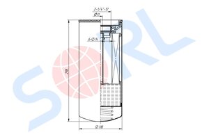 Изображение 2, RL6140AB93 Фильтр масляный КАМАЗ-6520-19 дв.CUMMINS ISLe DAF SORL