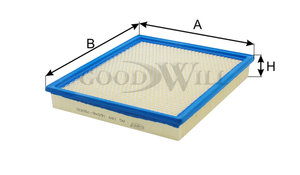 Изображение 3, AG189 Фильтр воздушный NISSAN Pathfinder (05-) GOODWILL