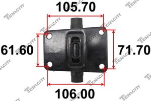 Изображение 5, AWSTO1094 Опора двигателя TOYOTA Hiace задняя TENACITY