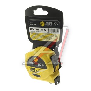 Изображение 2, ER-04105 Рулетка 5м 19мм пластиковый корпус с фиксатором ЭВРИКА