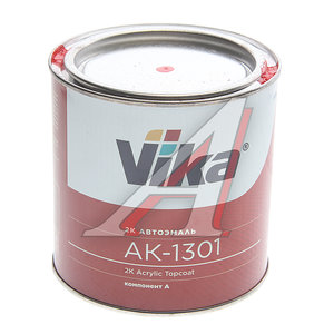 Изображение 1, Ц0012431 Краска красная RAL 3020 акрил 850г VIKA