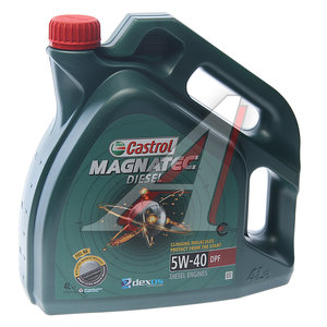 Изображение 1, 156EDD Масло дизельное MAGNATEC DIESEL DPF 5W40 синт.4л CASTROL