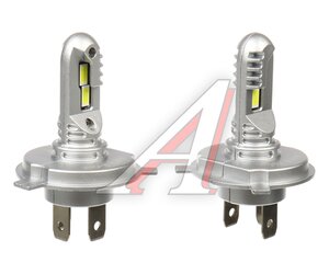Изображение 2, 1009722 Лампа светодиодная 12V H4/H19 60/55W P43t 3000Lm бокс (2шт.) XENITE