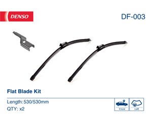Изображение 5, DF-003 Щетка стеклоочистителя 530/530мм комплект DENSO