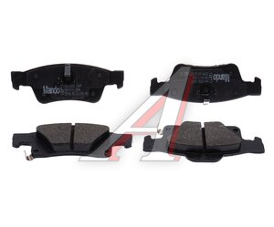Изображение 2, MBF015582 Колодки тормозные JEEP Grand Cherokee (10-) задние (4шт.) MANDO