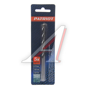 Изображение 1, 815010054 Сверло по бетону 8.0х120мм PATRIOT