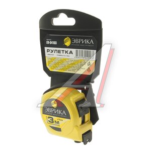 Изображение 2, ER-04103 Рулетка 3м 16мм пластиковый корпус с фиксатором ЭВРИКА