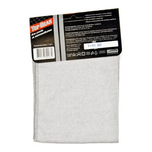 Изображение 2, TG-80166 Салфетка микрофибра для стекла 30х40см Тop Gear АВАНГАРД