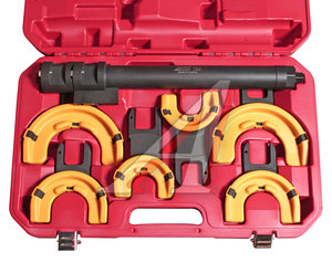 Изображение 2, JTC-4274 Набор инструментов для стяжки пружин с пневмоприводом (3 пары захватов,  ход 317мм) в кейсе JTC