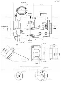 Изображение 4, LAT0733 Турбокомпрессор CUMMINS 6ISBe модель HE351W LUZAR