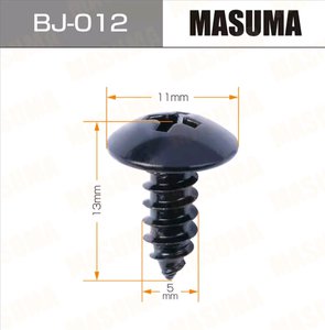 Изображение 2, BJ-012 Саморез 5x13мм набор 15шт. MASUMA