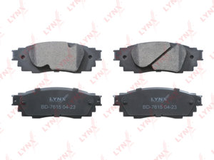 Изображение 1, BD7615 Колодки тормозные LEXUS RX200, RX350 (15-) задние (4шт.) LYNX