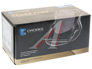 Изображение 2, C112R0002 Колодки тормозные TOYOTA Rav 4 (05-12) передние (4шт.) CWORKS